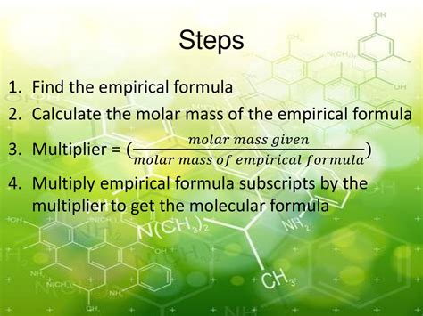 Molecular Formula Acetic Acid Glucose Formaldehyde Ppt Download