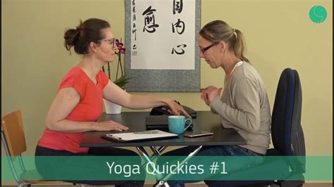 Yoga Quickies für s Büro 1 YouTube