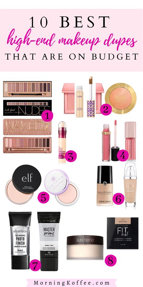 10 Best High End Makeup Dupes That Are On Budget Morningko Artofit