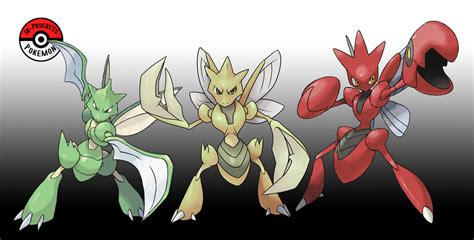 123 212 Scyther Line By Inprogresspokemon On Deviantart