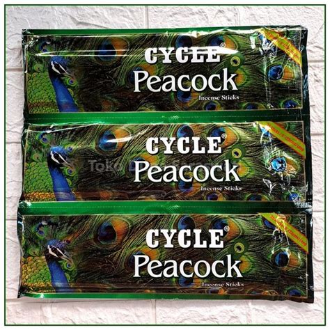 Jual Hio Dupa Aromaterapi Cycle Peacock Isi Stik Hitam Sangat Wangi