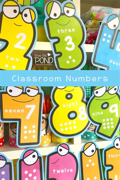 Number Posters Numbers Preschool Classroom Freebies Classroom Posters Images