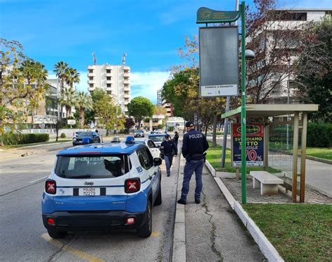 A Montesilvano Servizio Straordinario Della Polizia Stretta Su Spaccio