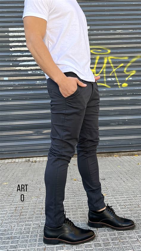 Pantalon Chino Gris Art O Sos Vos Jeans Tienda Online