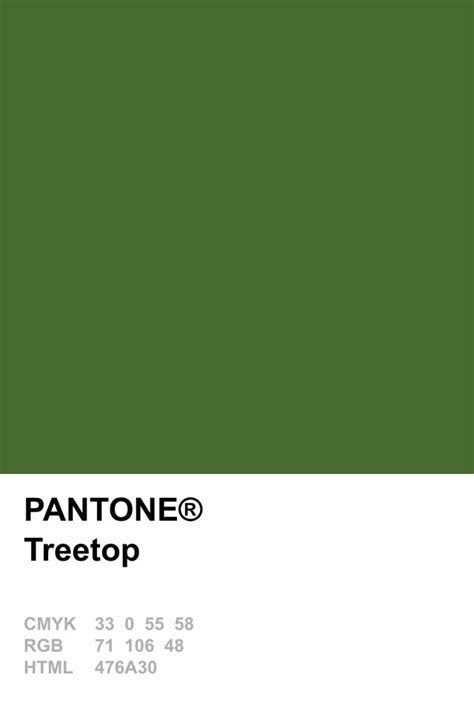 Pantone 2015 Treetop Pantone Colour Palettes Pantone Color Pantone