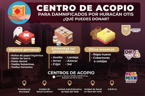 Apertura Gobierno De Acolman Centros De Acopio En Apoyo Al Estado De