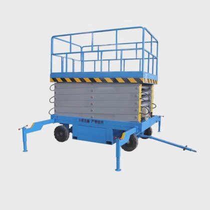 2024 New Electric Hydraulic Mobile Scissor Lift Table Mobile Lifting