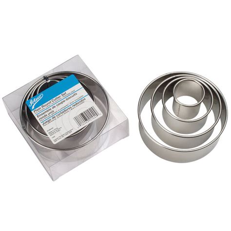 Ateco Piece Stainless Steel Round Cutter Set