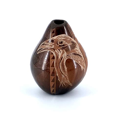 Pueblo Pottery By Dusty Naranjo Santa Clara Raven Bust