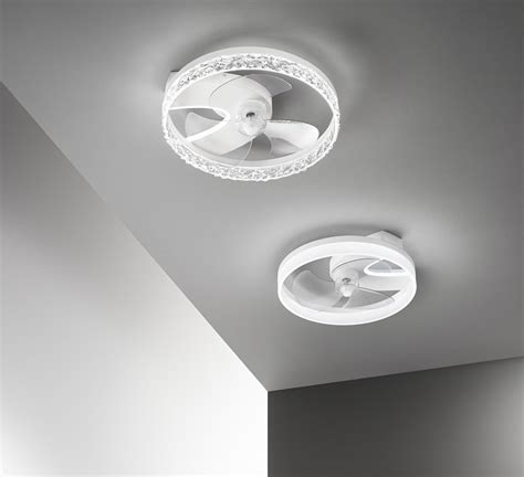 Ventilatore A Soffitto Con Luce Nashi Bianco D Cm Con