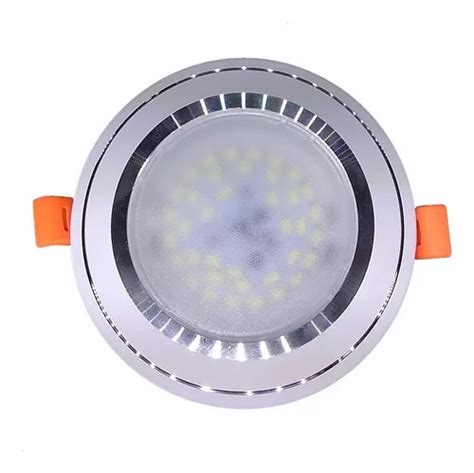 Pz Spot Led Satinado W Empotrable Plafon O Bote Cm P Color Mica