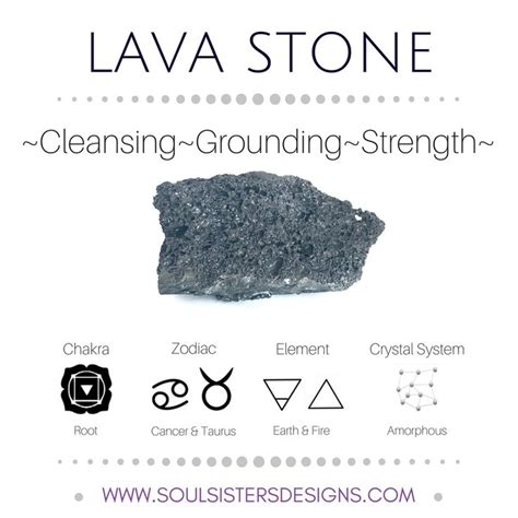 Lava Stone Healing Crystal | Spiritual crystals, Crystal healing stones ...