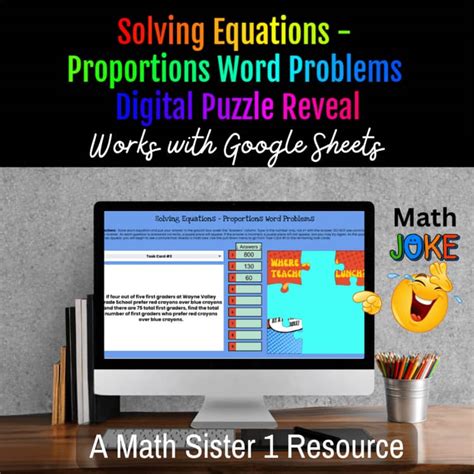 solving linear equations proportions word problems  math sister