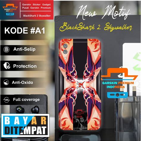 Jual New Cod Garskin Sticker Blackshark Skywalker New Motif Keren