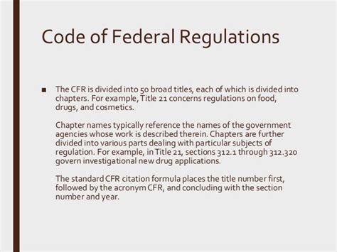 Understanding The Structure Of The Cfr