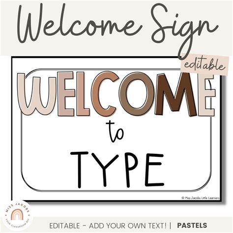 Classroom Welcome Sign - Etsy