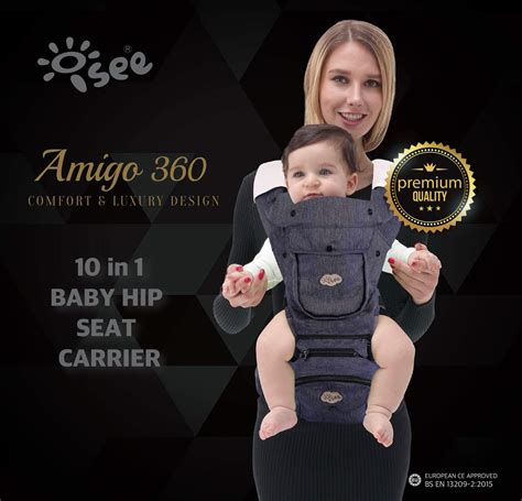 Isee Portabeb S Ergon Mico Con Asiento De Cadera Portabeb S En Todas