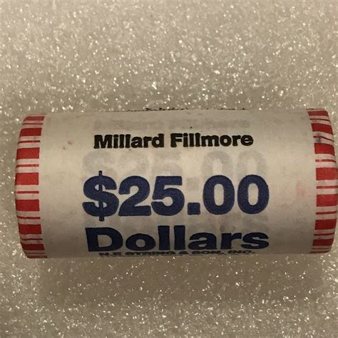 2010 Millard Fillmore Presidential Dollar 25 Coins BU US Mint Roll - Etsy