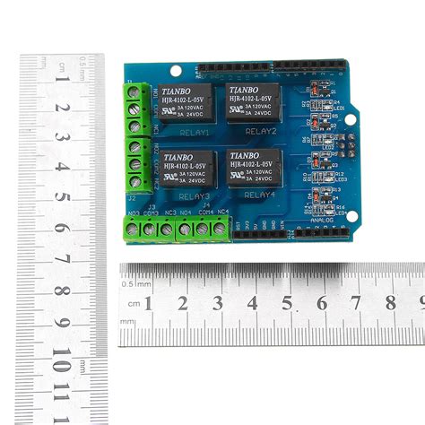 5V 4CH 4 Channel Relay Shield Extended Relay Module For Arduino