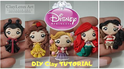 Making Disney Princess Clay Charm Hairbow Center Tutorial For