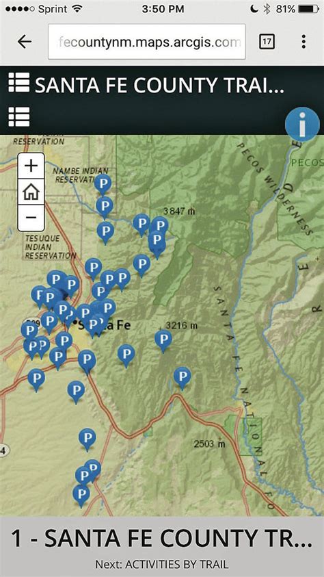 Santa Fe County develops online trails map | Features ...