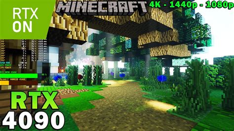 Minecraft Rtx Ray Tracing Rtx 4090 5800x3d 4k 1440p 1080p Ultra