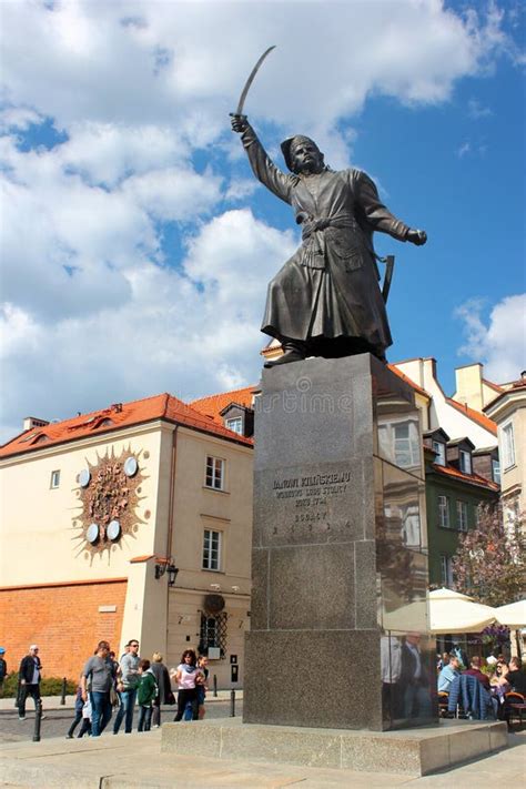 Statue Of Jan Kilinski In Warsaw Poland Editorial Stock Image Image