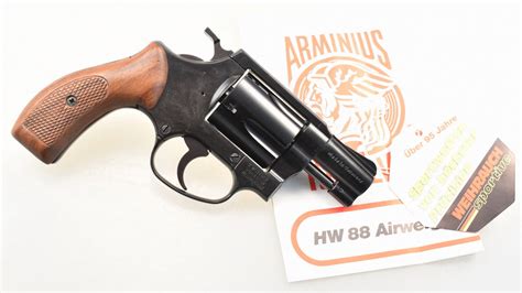 WEIHRAUCH ARMINIUS HW88 Super Airweight Revolver Kal 9mm Knall