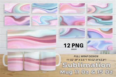 Mug Sublimation Design Wave Texture Graphic By Artnoy · Creative Fabrica