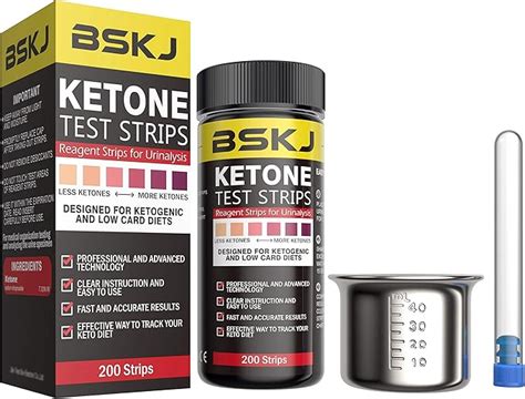 Bskj Chetone 200 Ct Monitor Chetosi Precise Urine Keto Strisce Per