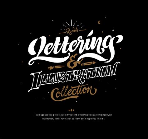 Lettering & Illustration Collection on Behance