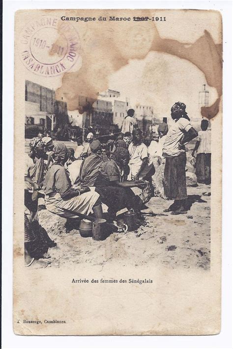 Postal Marruecos Costumbrista Casablanca Postcard Morocco White