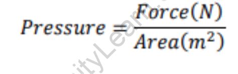 Pressure Formula - Properties, Solved Examples & FAQs | Infinity Learn