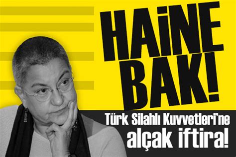 Haine bak TTB Başkanı Şebnem Korur Fincancı dan TSK ya iftira Güncel