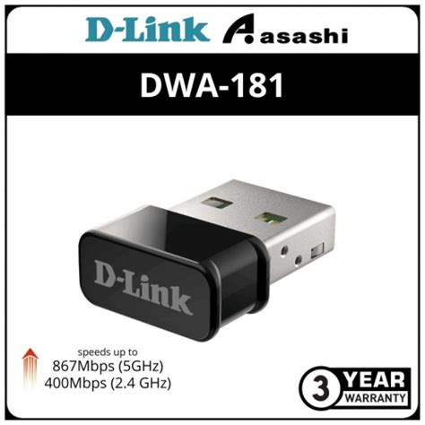 D Link Dwa Ac Mu Mimo Wi Fi Nano Usb Adapter Dwa Asashi