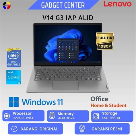 Jual Laptop Lenovo V G Iap Alid Core I U Gb Ddr Ssd Gb