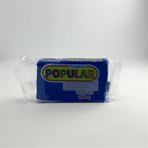 Plastilina Popular Barra Azul Brillante Tienda Colorantes Mariposa