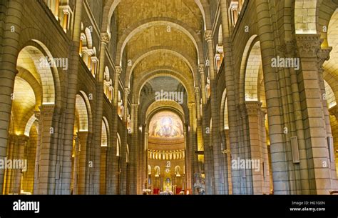 Romanesque Cathedral Interior