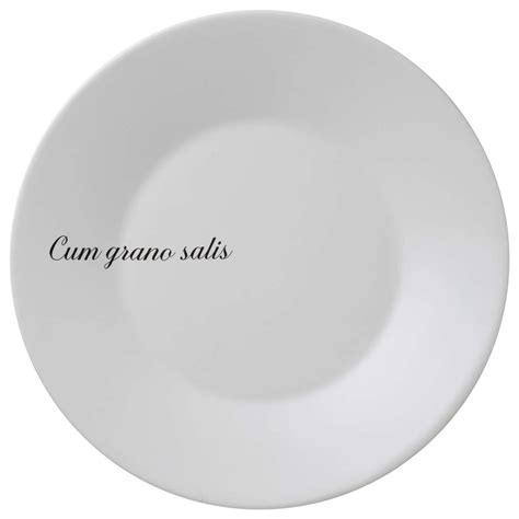 "Ipse dixit": Crafted in Italy set of dinnerware with famous latin ...