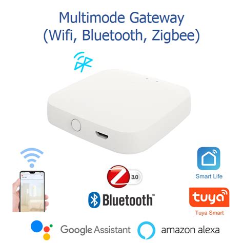 Tuya Smart Multimode Gateway Zigbee Wifi Bluetooh Mesh Wireless Hub