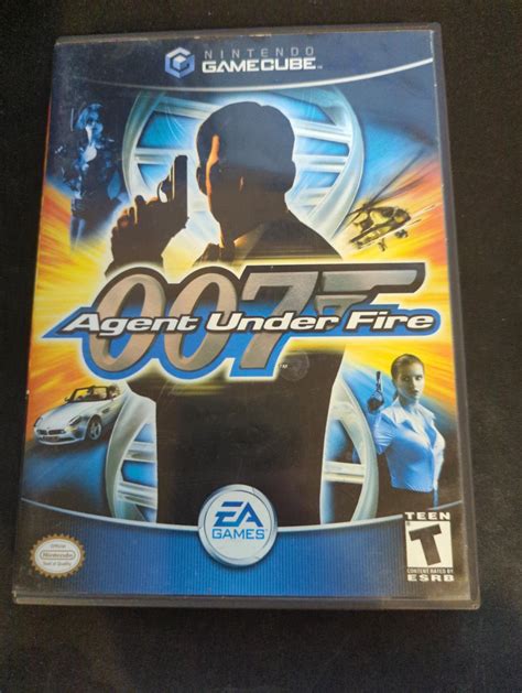 007 Agent Under Fire Box And Manual Only Gamecube