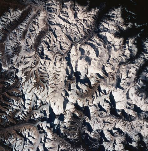 A Satellite View Of A Mountain Range Photograph by Stockbyte - Fine Art America