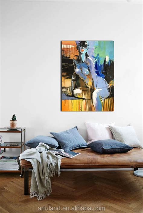 Handpainted Wall Art Nude Woman Abstract Oil Painting Buy Nude Woman