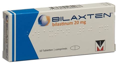 BILAXTEN Tabl 20 Mg Blist 10 Stk Online Bestellen