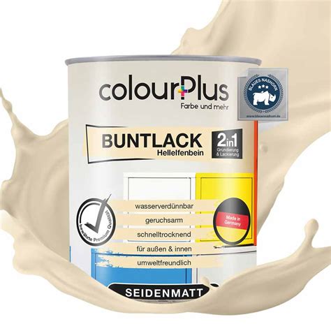 colourPlus 2in1 Buntlack RAL 1015 Hellelfenbein glänzender