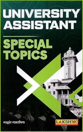 Lakshya Kerala PSC University Assistant Special Topics 2023