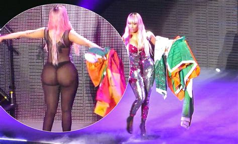 Nicki Minaj Flaunts Her Assets In A Sheer Costume During Her Pinkprint