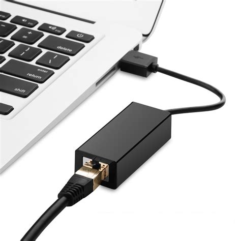 USB 3.0 to RJ45 Gigabit Ethernet Adapter Cable (Black)