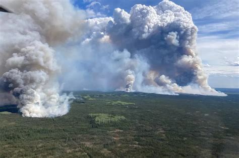 B C Wildfire Crews Battle Blaze In Ancient Forest Park With Year