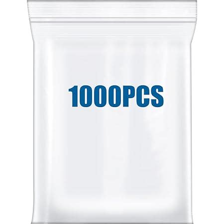 Amazon Somoga Pcs X Clear Small Plastic Resealable Poly